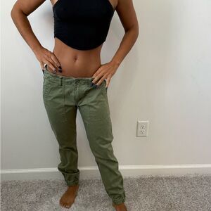 Stylish Olive Green Jogger Pants